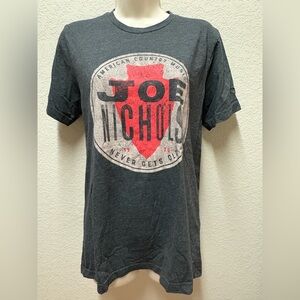 Joe Nichols Music Gray Graphic T-Shirt Concert